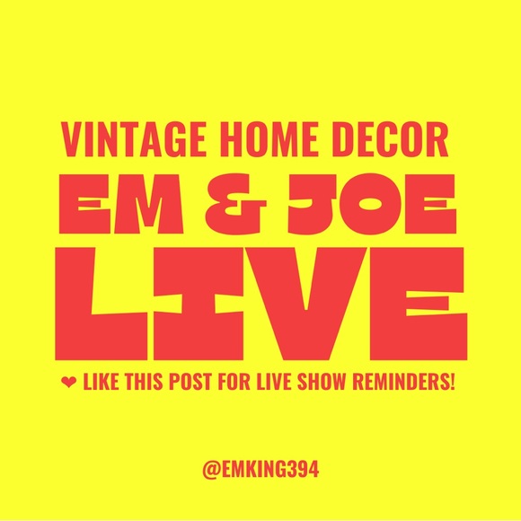 Vintage Other - 🚨TONIGHT! @EMKING394 LIVE SHOW ALERT, Tuesdays & Thursdays @ 8:30pm ET
